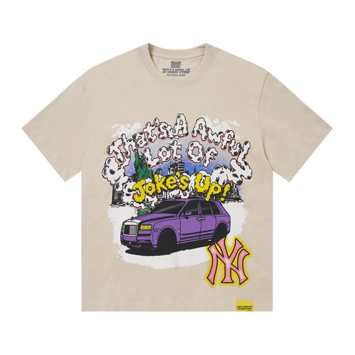 Jokes Up Tour Purple Luxury SUV Car NY Graffiti Double Sided Print Tee 2 colors 29288649