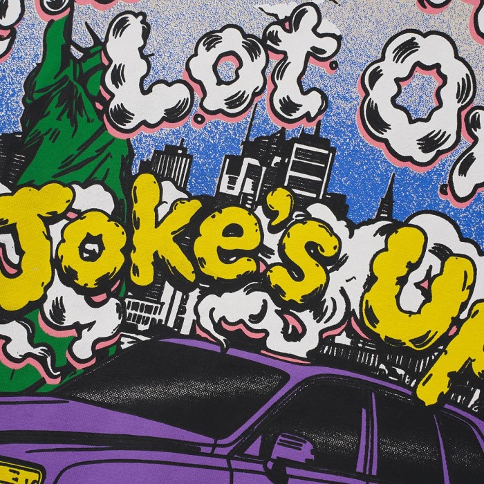 Jokes Up Tour Purple Luxury SUV Car NY Graffiti Double Sided Print Tee 2 colors 29288649