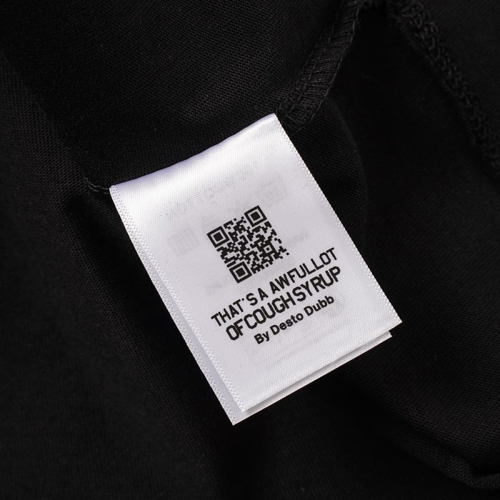Obscured Text TR17 Mark Front Full Big Letter Slogan Back Tee 2 colors 29288697