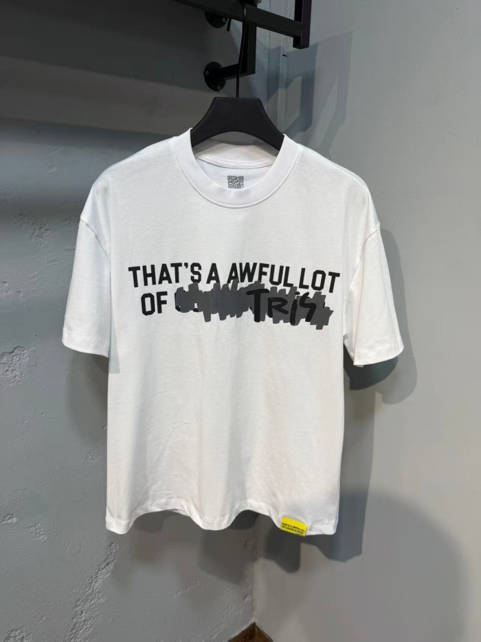 Obscured Text TR17 Mark Front Full Big Letter Slogan Back Tee 2 colors 29288697