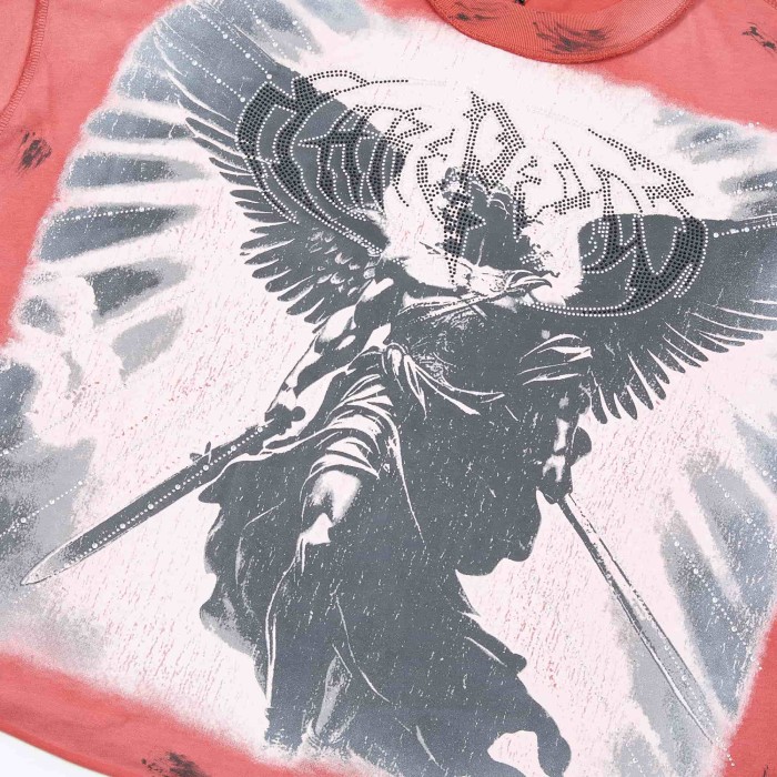 Winged Sword Fallen Angel Warrior Save Our Souls No Longer Human Double Sided Print Tee 29288553