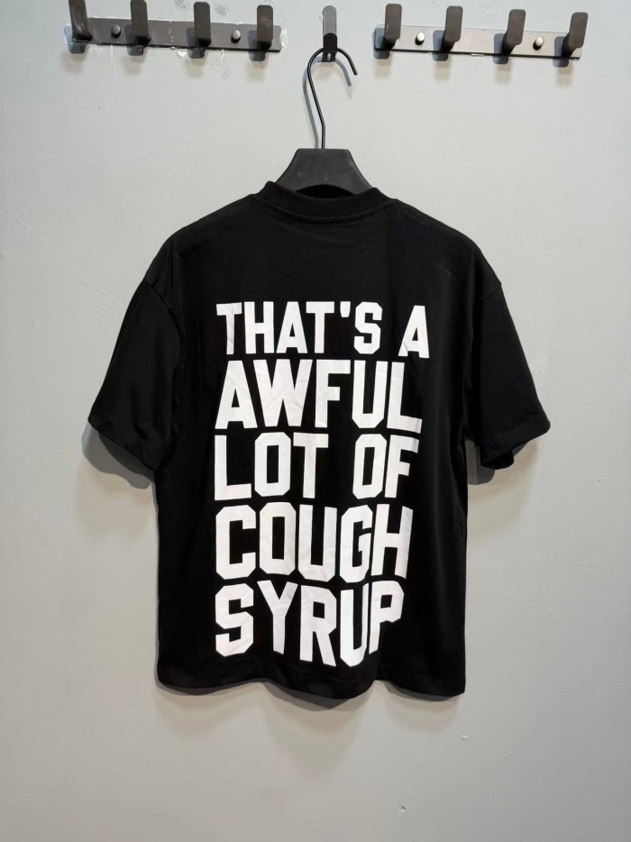 Obscured Text TR17 Mark Front Full Big Letter Slogan Back Tee 2 colors 29288697