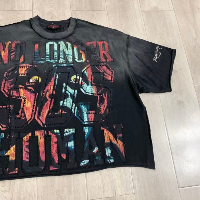 Horror Demon Portrait Embedded Text No Longer Save Human Save Our Souls Double Sided Print Tee 29288552