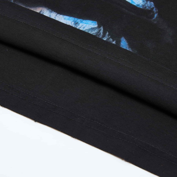 Crown Of Thorns Rhinestone Tears Jesus Portrait Graffiti Overlay The End Of Pax Sided Print Tee 29288539