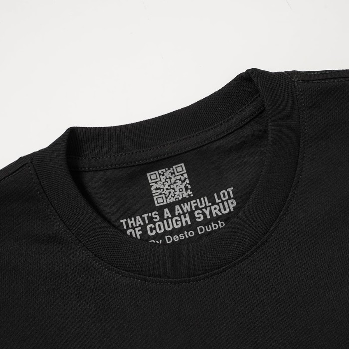 Obscured Text TR17 Mark Front Full Big Letter Slogan Back Tee 2 colors 29288697