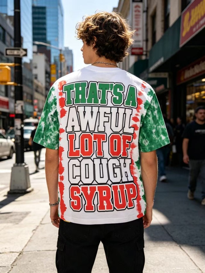 Mexico Flag Color Tie Dye Pin Up Lady Portrait Front Back Contrast Color Slogan Printed Oversized Tee 29288687