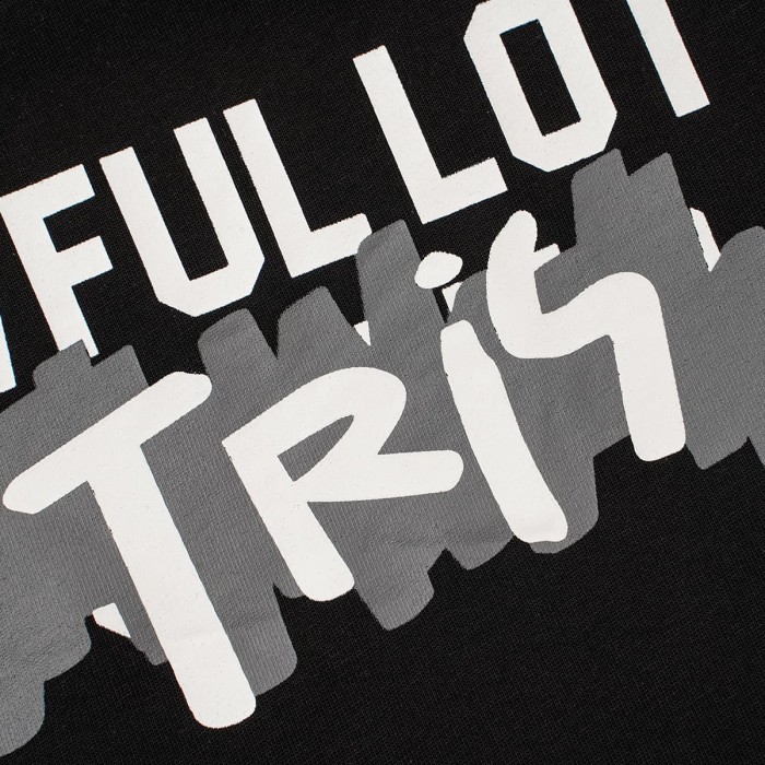 Obscured Text TR17 Mark Front Full Big Letter Slogan Back Tee 2 colors 29288697