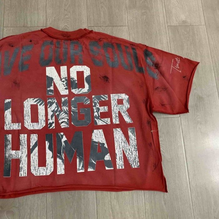 Winged Sword Fallen Angel Warrior Save Our Souls No Longer Human Double Sided Print Tee 29288553