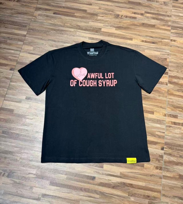 I Love Nested Heart Front Cupid Angel Syrup Bottle Back Double Sided Print Tee 2 colors 29290046