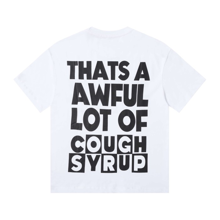 Block Box Letter Front And Back Double Sided Print Tee 2 colors 29290013