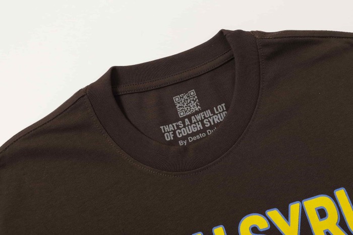 California Western Horseshoe Brand Text Front Bucking Bronco Lightning Stacked Slogan Printed Tee 29290068