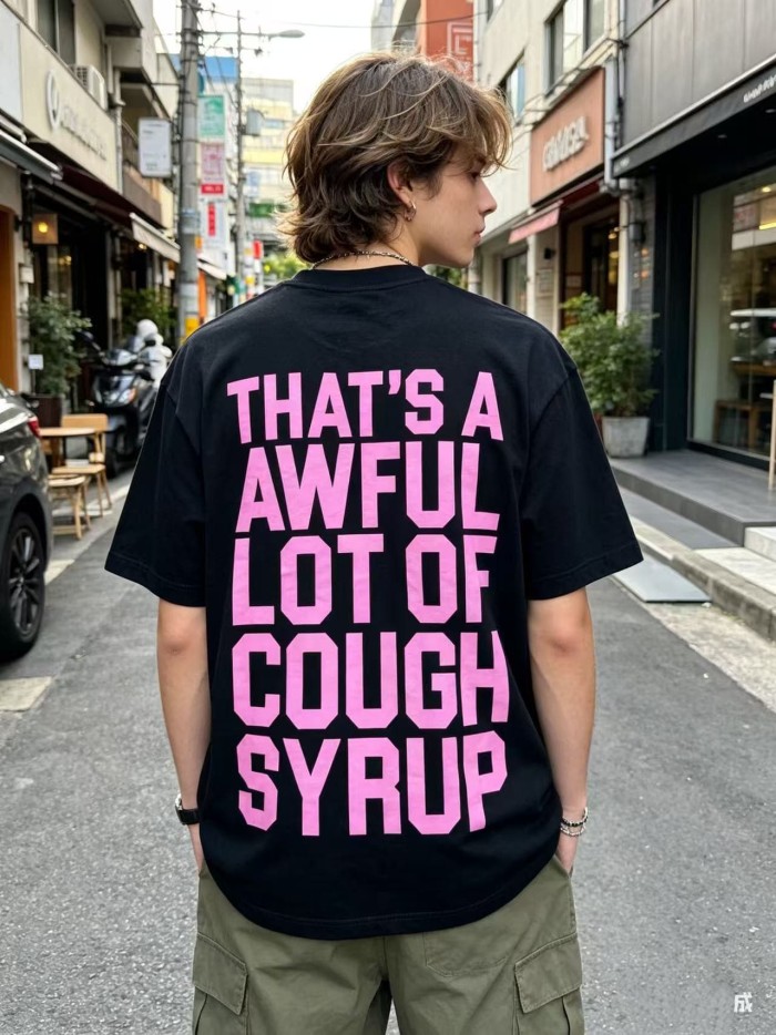 Pink Line Rodeo Cowboy Cactus Club EST 2018 Front Bold Stacked Letter Tee 29290090