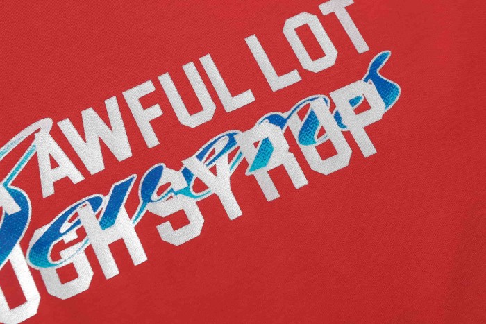 Art Basel 25 Limited Blue Water Wave Gradient Letter Diamond Sevens Back Script Overlay Text Tee 3 colors 29290138