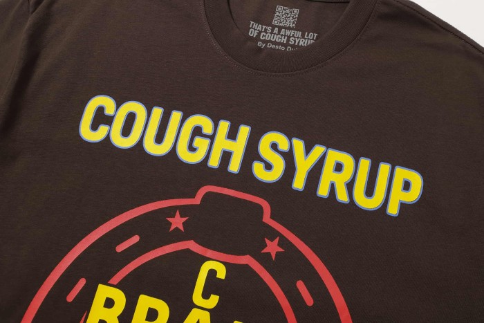 California Western Horseshoe Brand Text Front Bucking Bronco Lightning Stacked Slogan Printed Tee 29290068