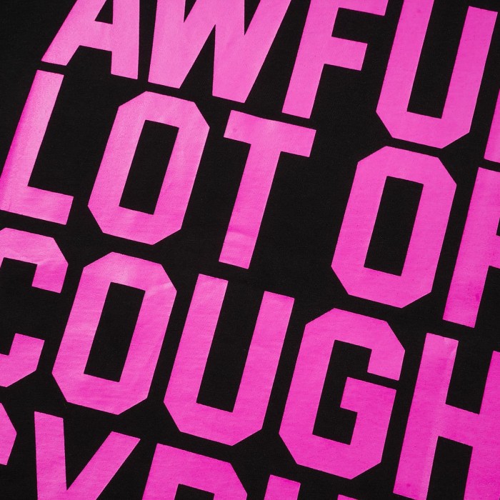 Pink Line Rodeo Cowboy Cactus Club EST 2018 Front Bold Stacked Letter Tee 29290090