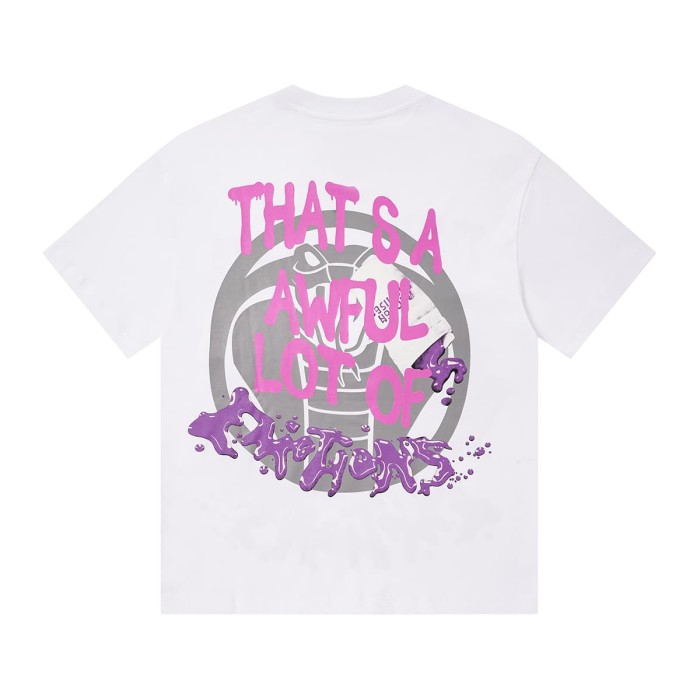 Two Purple Eye Skull Lightning Front Snake Ring Background Dripping Graffiti Text Print Tee 2 colors 29290122