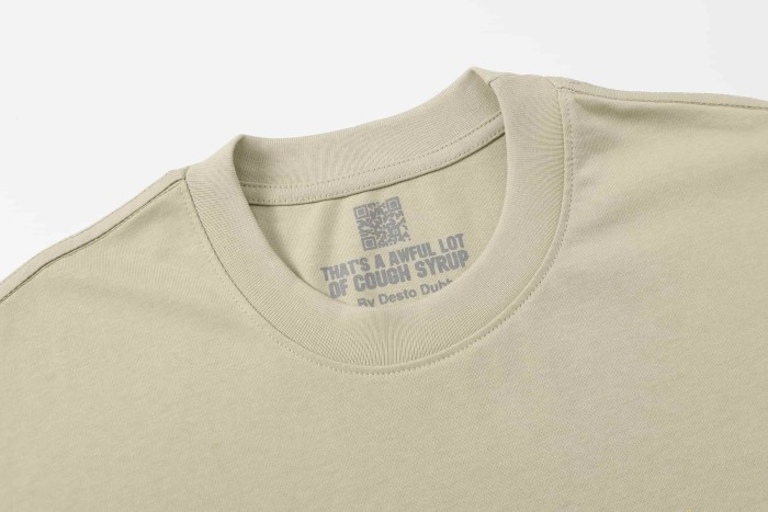 Comic Cupid Heart Element Front Back Drip Text Slogan Printed Tee 29290026
