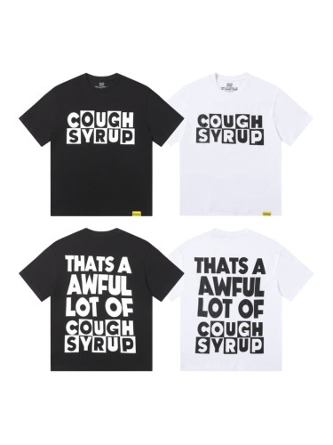 Block Box Letter Front And Back Double Sided Print Tee 2 colors 29290013