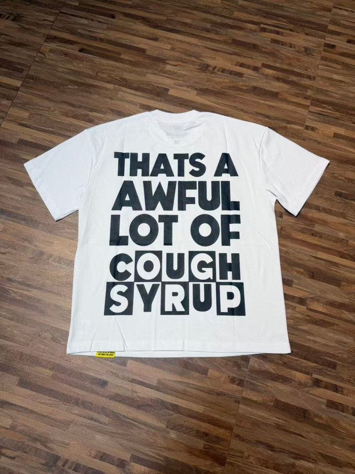 Block Box Letter Front And Back Double Sided Print Tee 2 colors 29290013