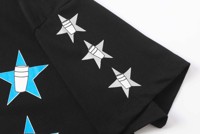 All-Star NSA Figure Silhouette Star Sleeve Double Sided Print Tee 2 colors 29290030