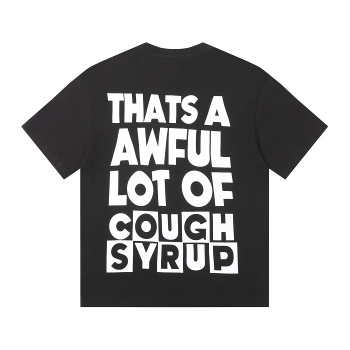 Block Box Letter Front And Back Double Sided Print Tee 2 colors 29290013
