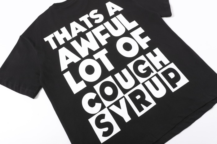 Block Box Letter Front And Back Double Sided Print Tee 2 colors 29290013