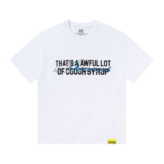 Art Basel 25 Limited Blue Water Wave Gradient Letter Diamond Sevens Back Script Overlay Text Tee 3 colors 29290138