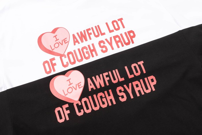 I Love Nested Heart Front Cupid Angel Syrup Bottle Back Double Sided Print Tee 2 colors 29290046