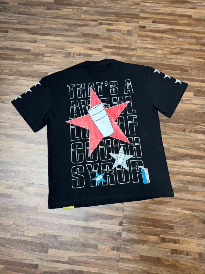 All-Star NSA Figure Silhouette Star Sleeve Double Sided Print Tee 2 colors 29290030