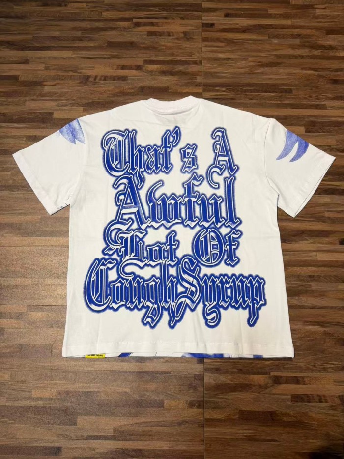 Sketch Cupid Angel Tattoo Detail Front Gothic Stacked Cursive Slogan Back Tee 4 colors 29290017