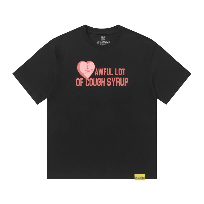 I Love Nested Heart Front Cupid Angel Syrup Bottle Back Double Sided Print Tee 2 colors 29290046