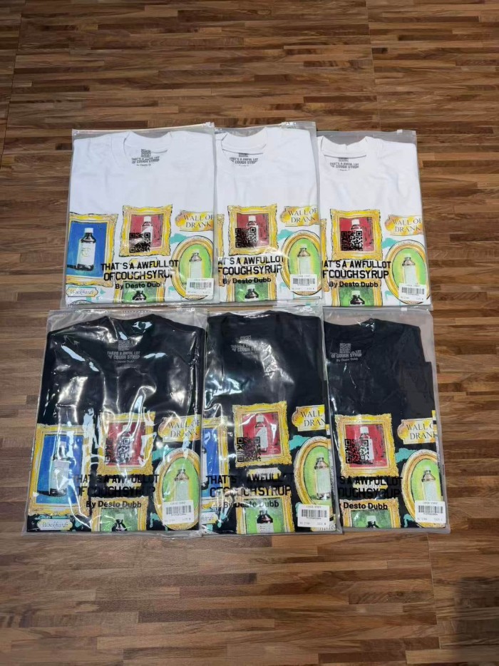 Art Gallery Street Vintage Ornate Frame Syrup Bottle Collage Print Front Dual Frame Splash Drink Cup Graphic Tee 2 colors 29302147