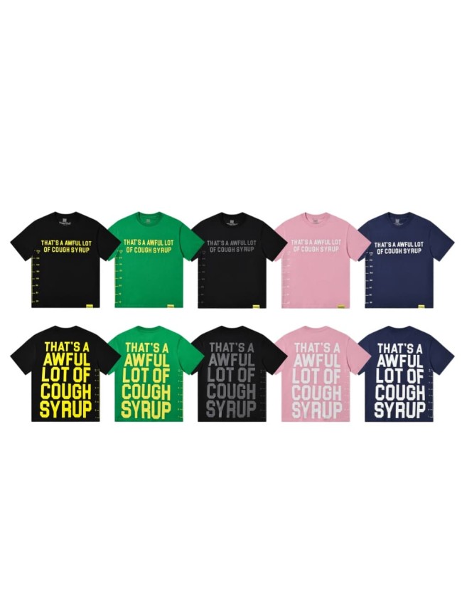 Minimal Street Small Front Slogan Side Ruler Scale Print Large Stacked Bold Letter Back Tee 5 colors 29302154