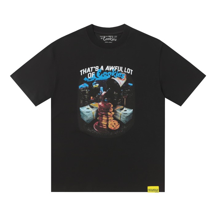 Streetwear Double Side Screen Print That's A Awful Lot Of Cookies Money City Graphic Tee 29302393