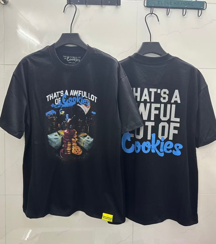 Streetwear Double Side Screen Print That's A Awful Lot Of Cookies Money City Graphic Tee 29302393
