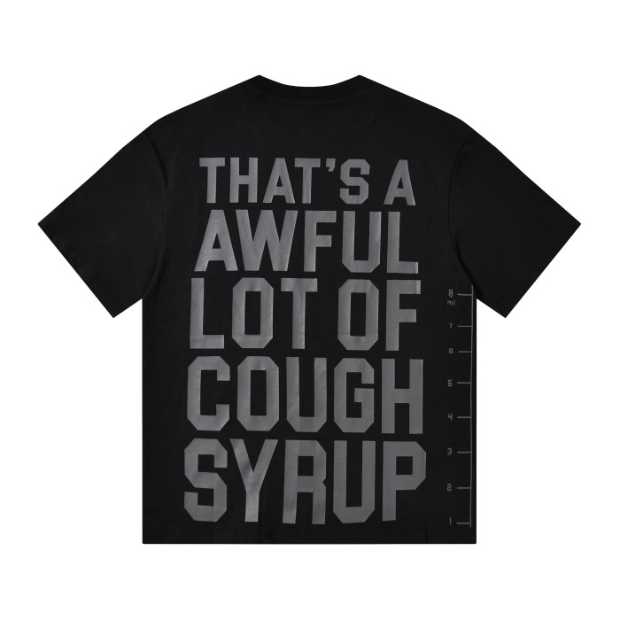 Minimal Street Small Front Slogan Side Ruler Scale Print Large Stacked Bold Letter Back Tee 5 colors 29302154