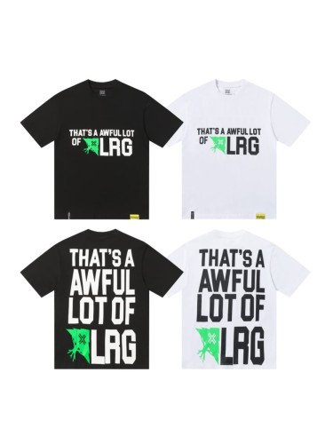 Simple Urban Street Neon Green Claw Texture Brand Logo Dual Side Contrast Typography Tee 2 colors 29302220