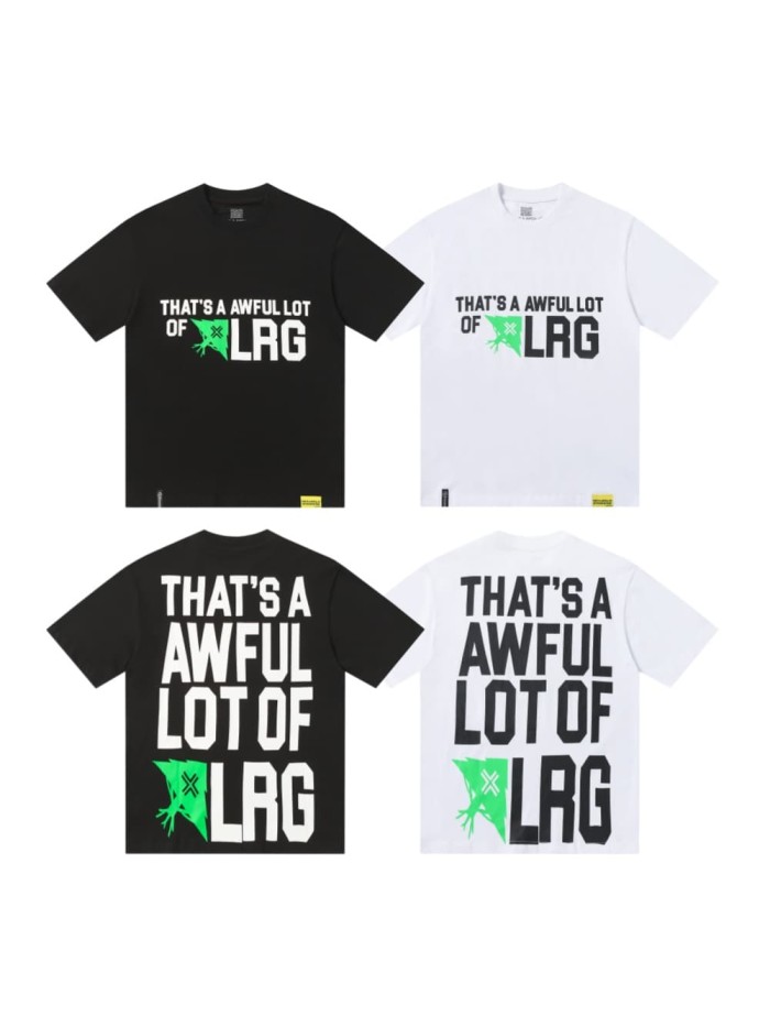 Simple Urban Street Neon Green Claw Texture Brand Logo Dual Side Contrast Typography Tee 2 colors 29302220