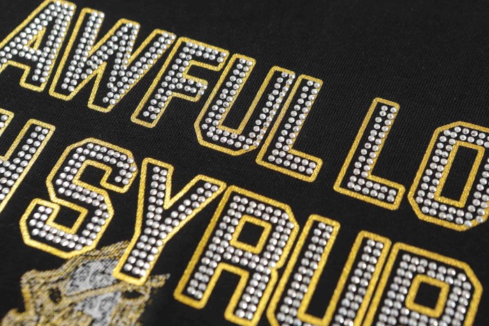 Urban Streetwear Style Rhinestone Tank Graphic Print Men's Cotton Tee 29302071