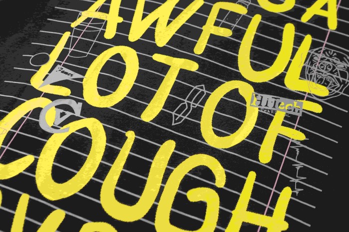 Grunge Streetwear Notebook Scribble Letter Double Side Print Tee 2 colors 29302356