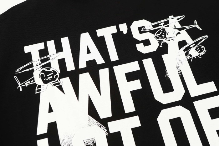 Gothic Streetwear Line Drawing Reaper Urban Scene Dual Side Contrast Script Signature Typography Tee 29302199