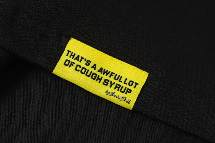Grunge Streetwear Contrast Purple Yellow Melting Jagged Typography Portrait Poster Dual Side Print Tee 2 colors 29302208