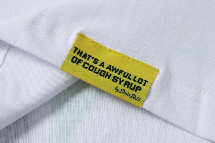Simple Urban Street Neon Green Claw Texture Brand Logo Dual Side Contrast Typography Tee 2 colors 29302220