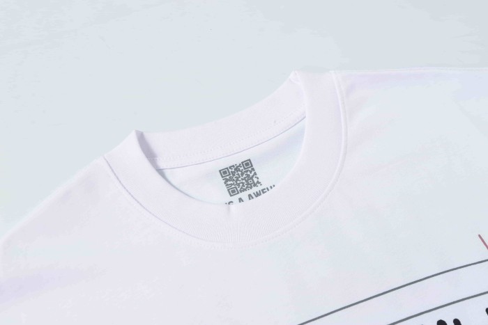Grunge Streetwear Notebook Scribble Letter Double Side Print Tee 2 colors 29302356