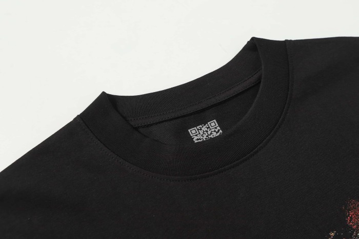 Halo Snake Graffiti Front Two Layer Typography Bright Yellow Bold Block Letter Slimes Script Print Tee 29303916