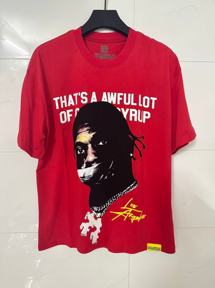 Rapper Portrait Los Angeles Signature Rio Free Motif Print Tee 2 colors 29303818