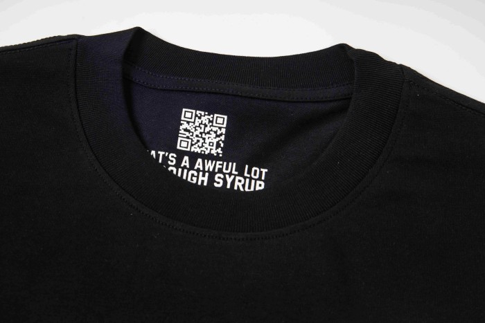 The Last Supper Hip Hop Rapper Group Remake Painting Front Large Bold Yellow Block Letter Slogan Print Tee 29303902