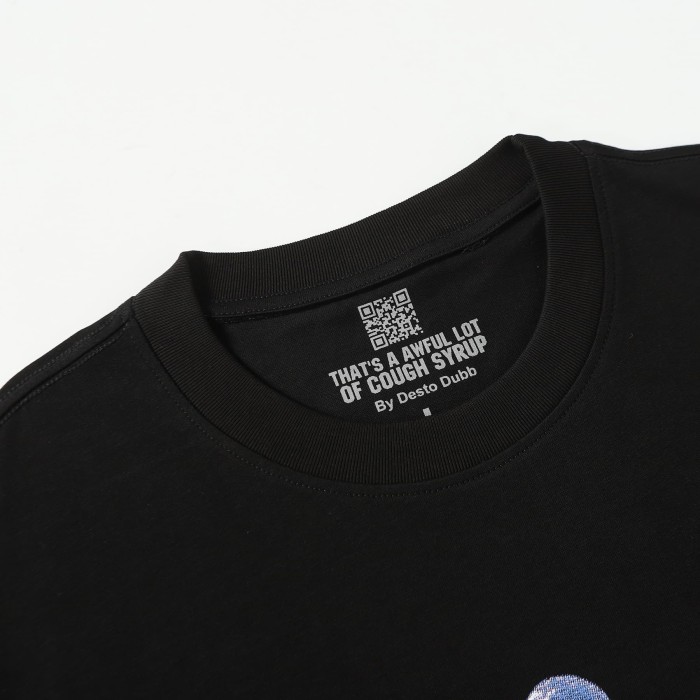 Rapper Collage Portrait Tribute Drakeo The Ruler Undisputed Truth Gothic Letter Text Single Side Print Tee 29303792