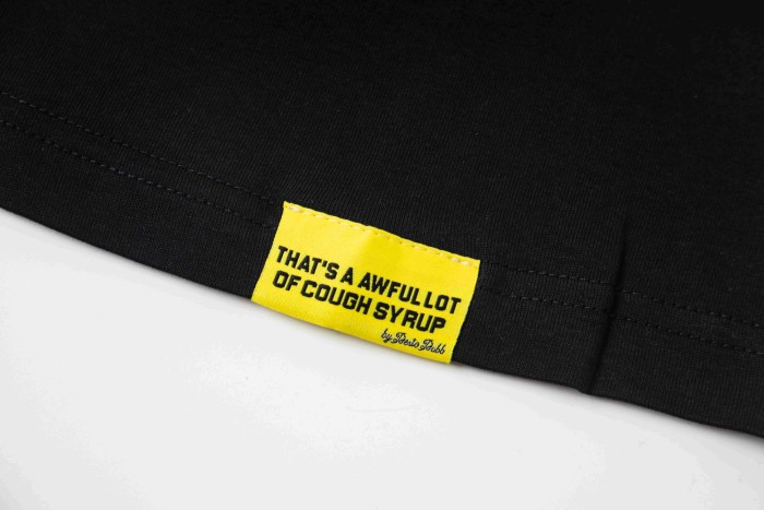 The Last Supper Hip Hop Rapper Group Remake Painting Front Large Bold Yellow Block Letter Slogan Print Tee 29303902