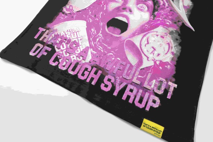 Screaming Horror Portrait Distressed Bottom Text Front Pink Circular Ring Demon Silhouette Graphic Print Tee 2 colors 29303988